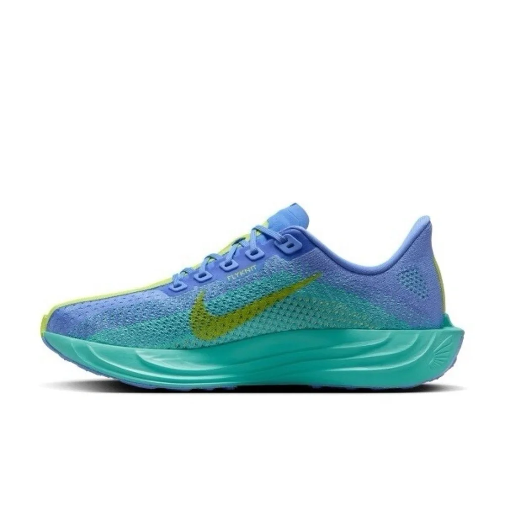 new Women's 7 nike Pegasus Plus Running Shoes FQ7261-401 royal pulse/green frost - Picture 3 of 8